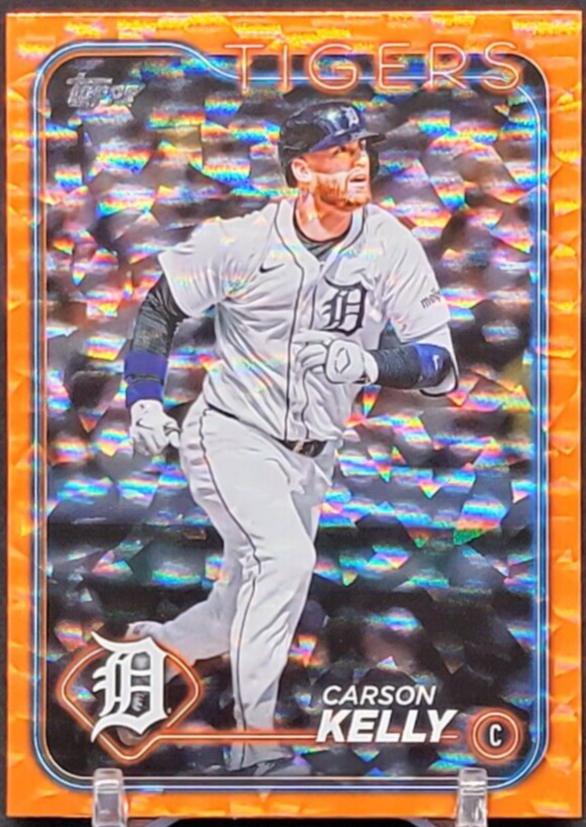 Carson Kelly [Orange Crackle Foilboard] #US195