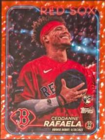 Ceddanne Rafaela [Orange Crackle Foilboard] #US110