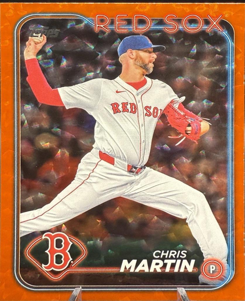 Chris Martin [Orange Crackle Foilboard] #US159