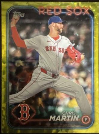 Chris Martin [Yellow Crackle Foilboard] #US159