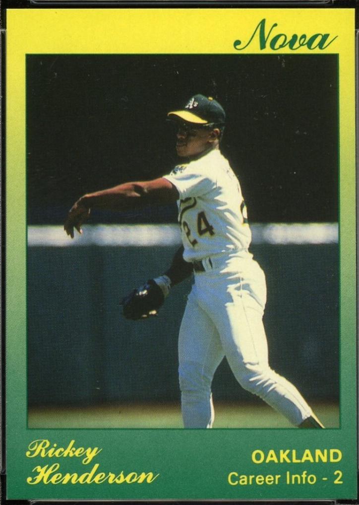 Rickey Henderson [Career Info 2] #7