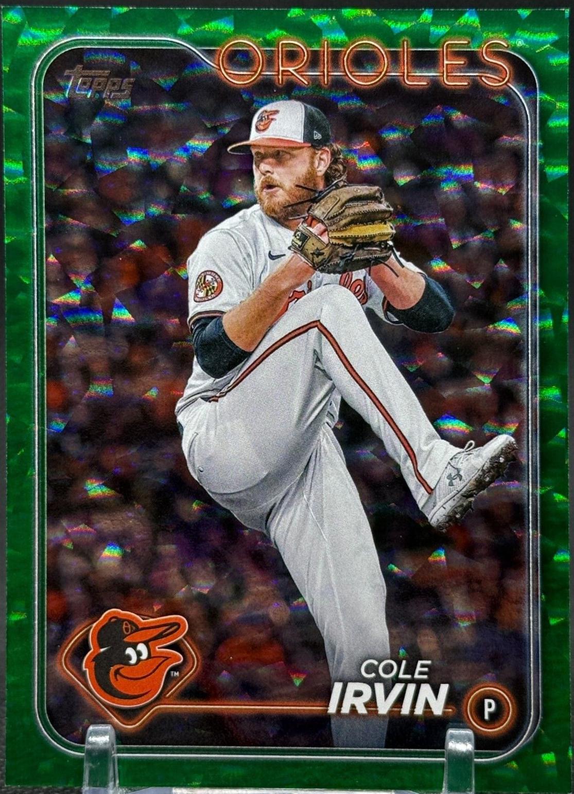 Cole Irvin [Green Crackle Foilboard] #US138