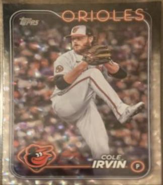 Cole Irvin [Silver Crackle Foilboard] #US138