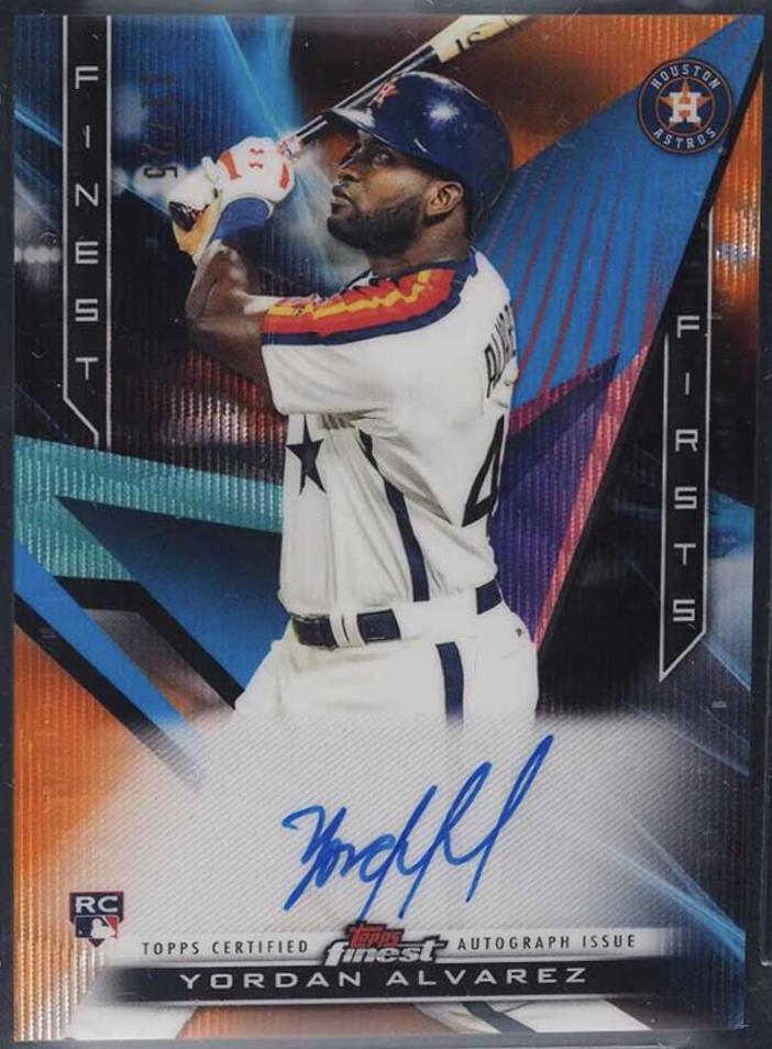 Yordan Alvarez [Orange Wave Refractor] #FFA-YA