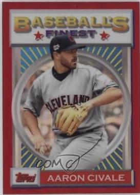 Aaron Civale [Red Refractor] #46
