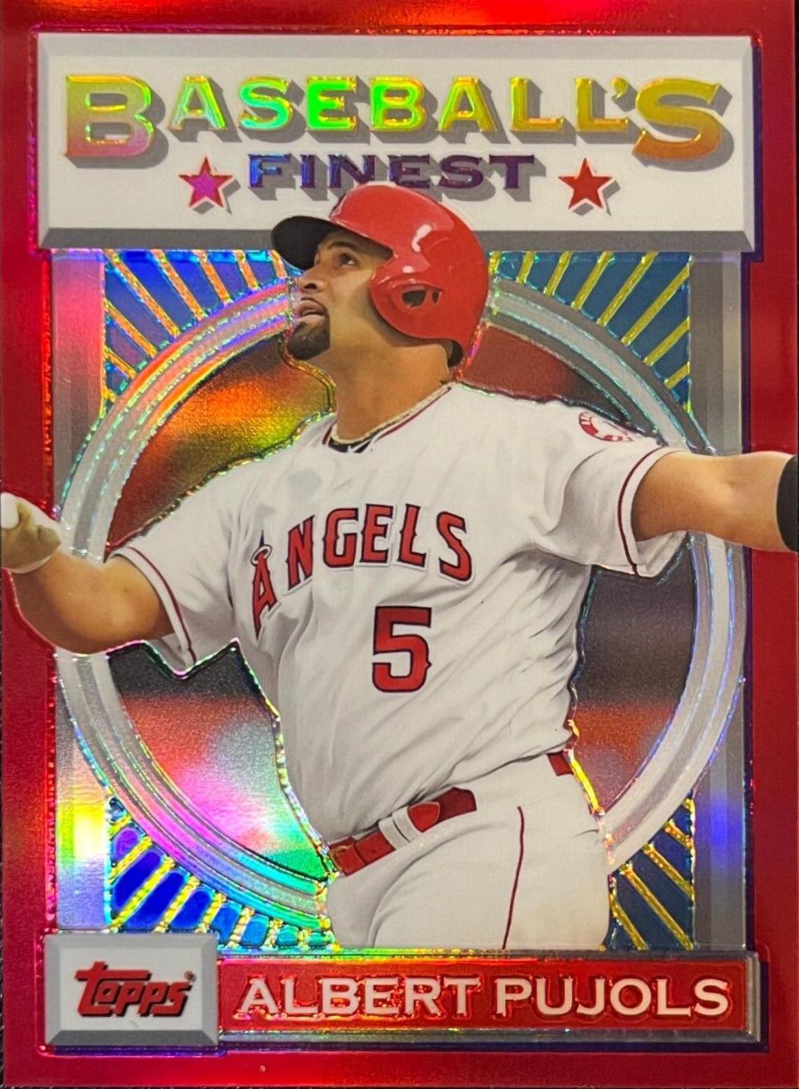 Albert Pujols [Red Refractor] #47