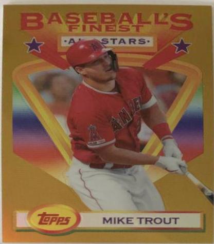 Mike Trout [Gold Refractor] #116