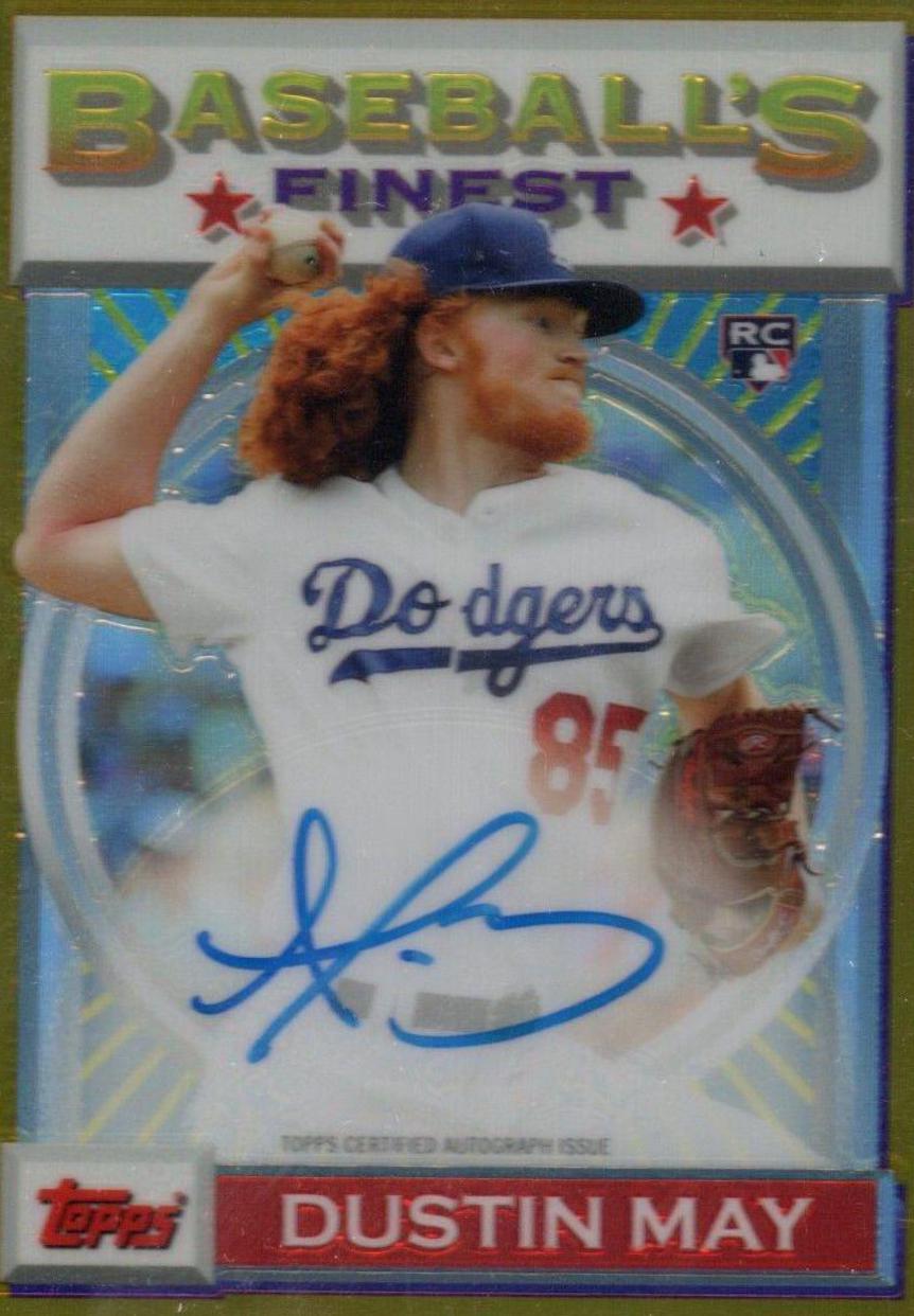 Dustin May [Gold Refractor] #DM