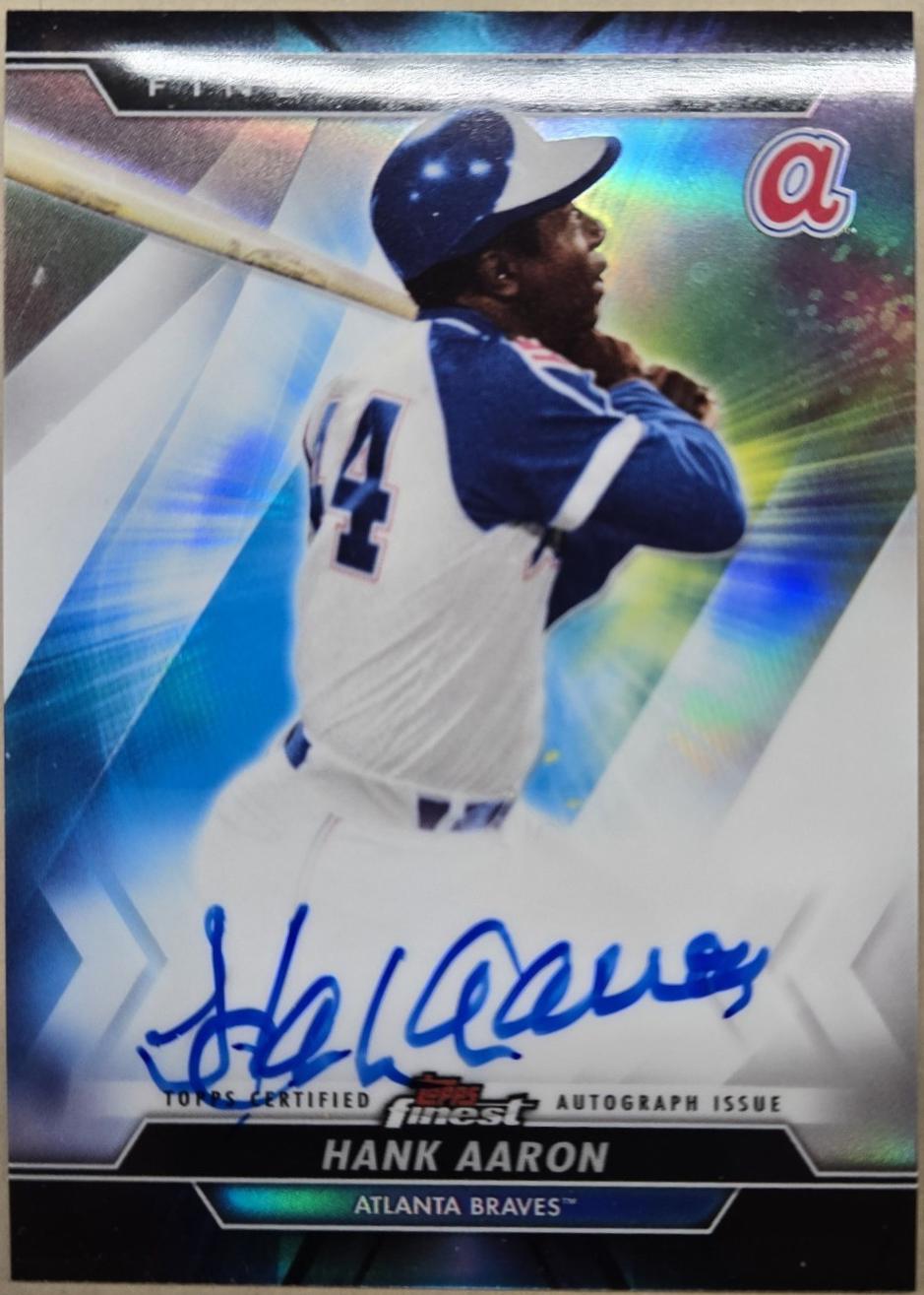 Hank Aaron [Orange Refractor] #MOMA-HA