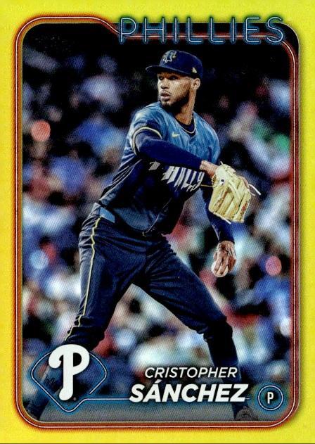 Cristopher Sanchez [Yellow Rainbow Foil] #US32