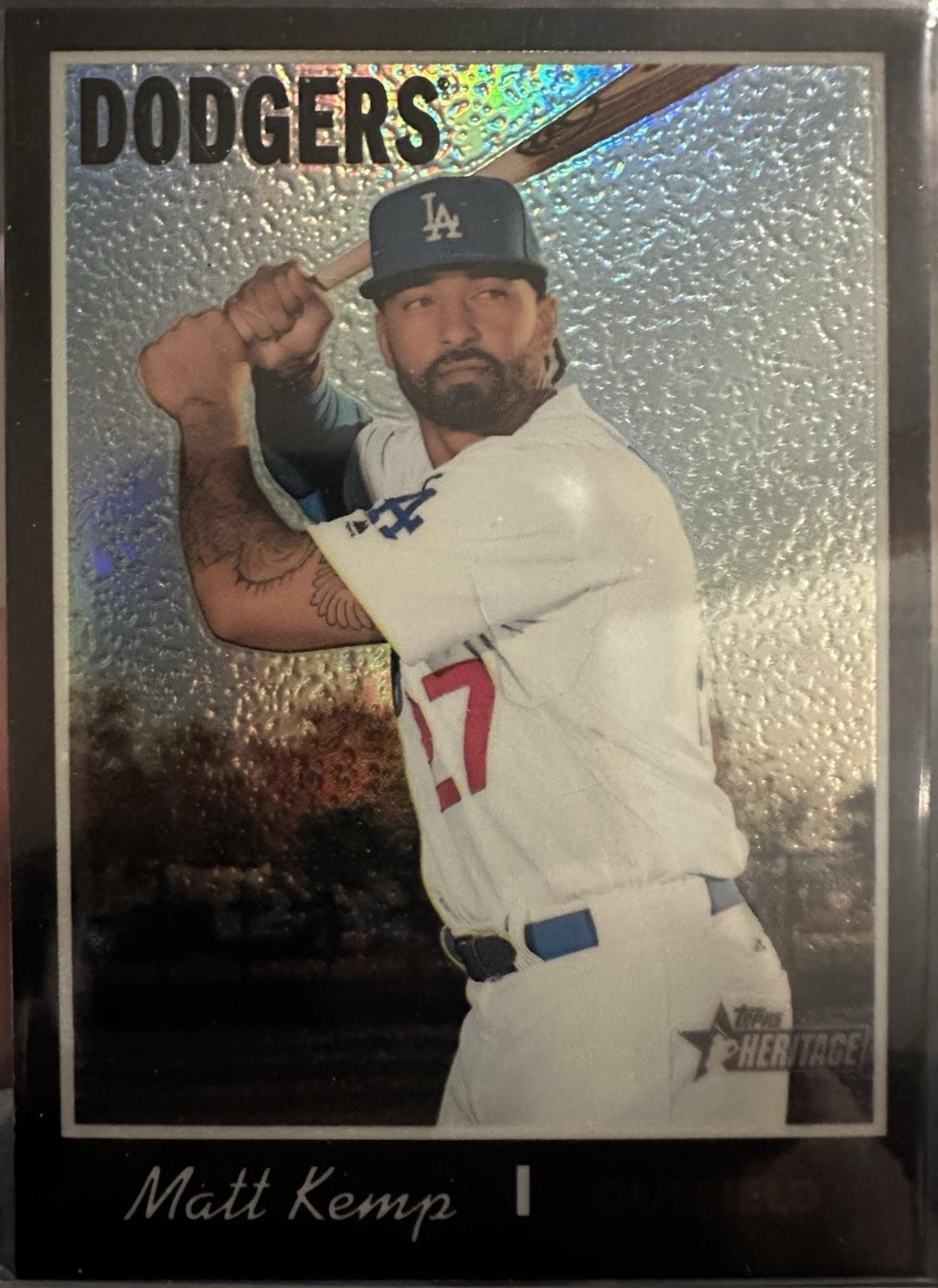Matt Kemp [Chrome Black Refractor] #THC-443