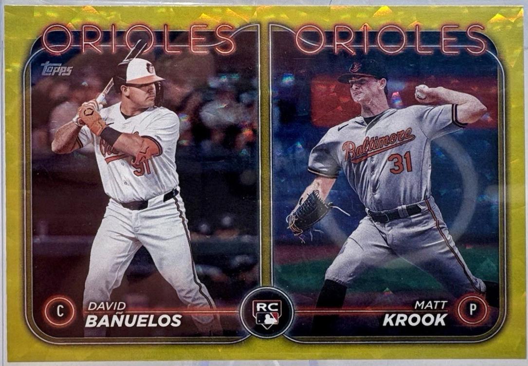 David Banuelos & Matt Krook [Yellow Crackle Foilboard] #US315