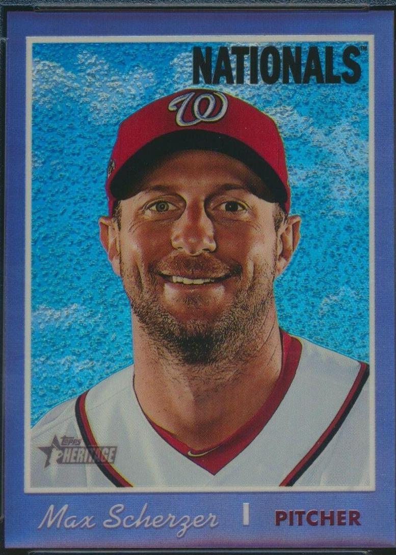 Max Scherzer [Chrome Purple Refractor] #THC-454