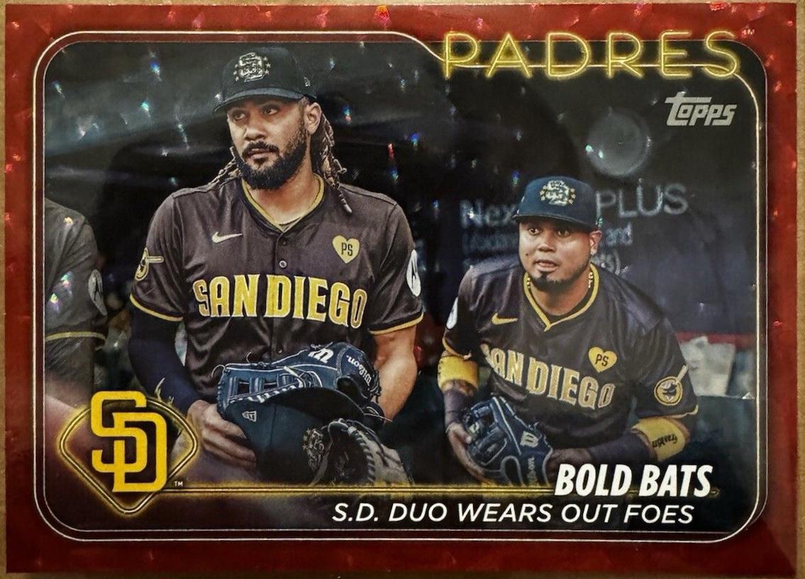 Fernando Tatis Jr. & Luis Arraez [Red Crackle Foilboard] #US88