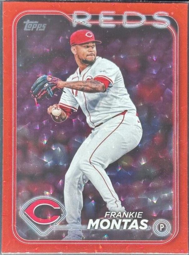 Frankie Montas [Red Crackle Foilboard] #US146