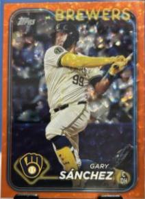 Gary Sanchez [Orange Crackle Foilboard] #US39