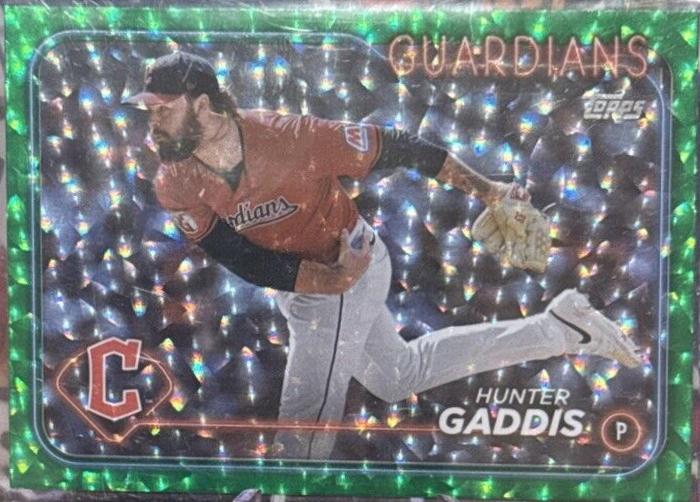 Hunter Gaddis [Green Crackle Foilboard] #US211