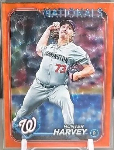 Hunter Harvey [Orange Crackle Foilboard] #US101