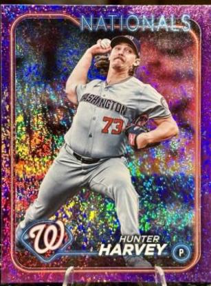 Hunter Harvey [Purple Foilboard] #US101