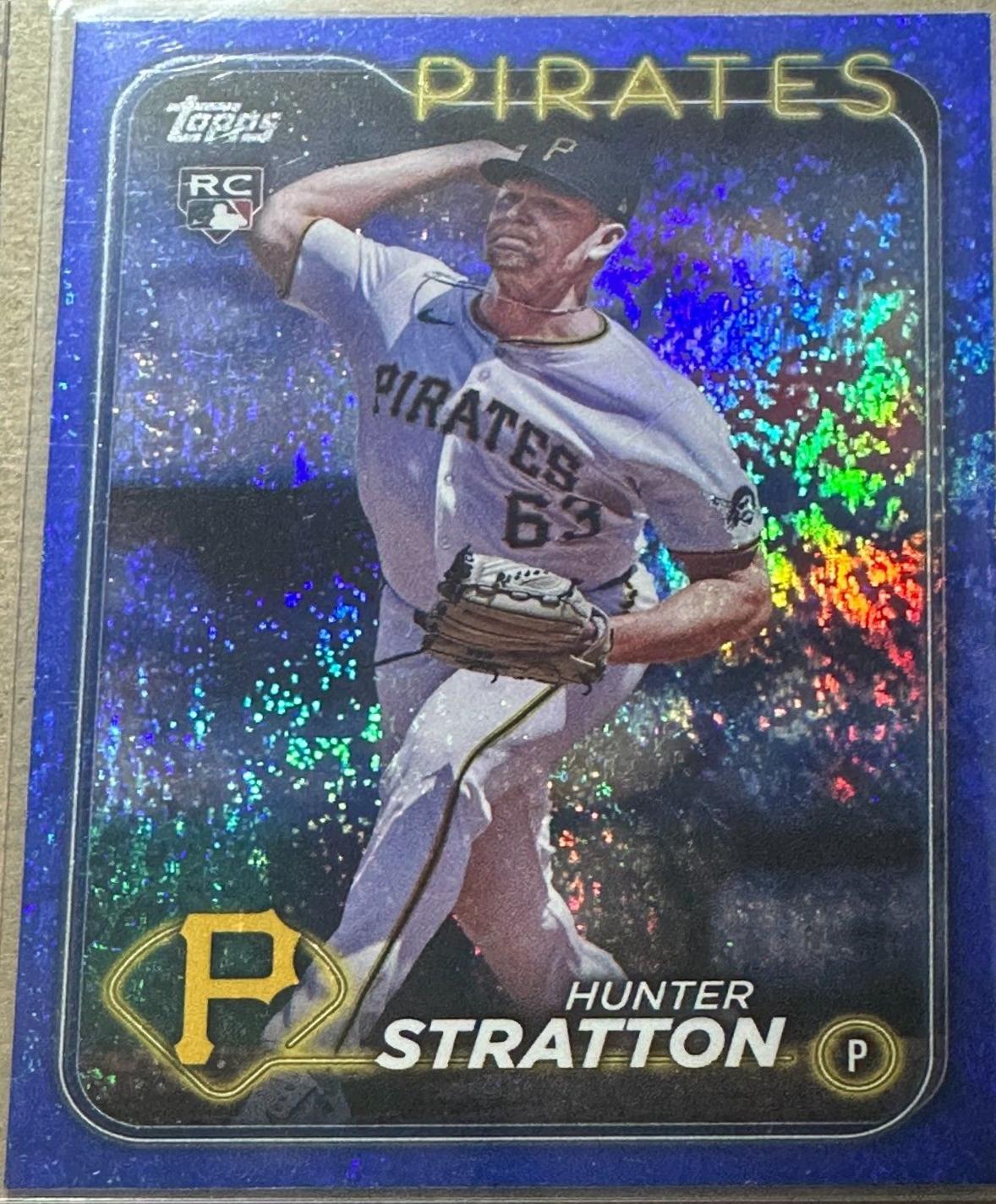 Hunter Stratton [Blue Foilboard] #US348