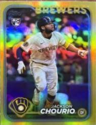 Jackson Chourio [Gold Rainbow Foil] #US240
