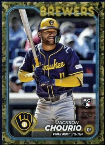 Jackson Chourio [Memorial Day Camo] #US155