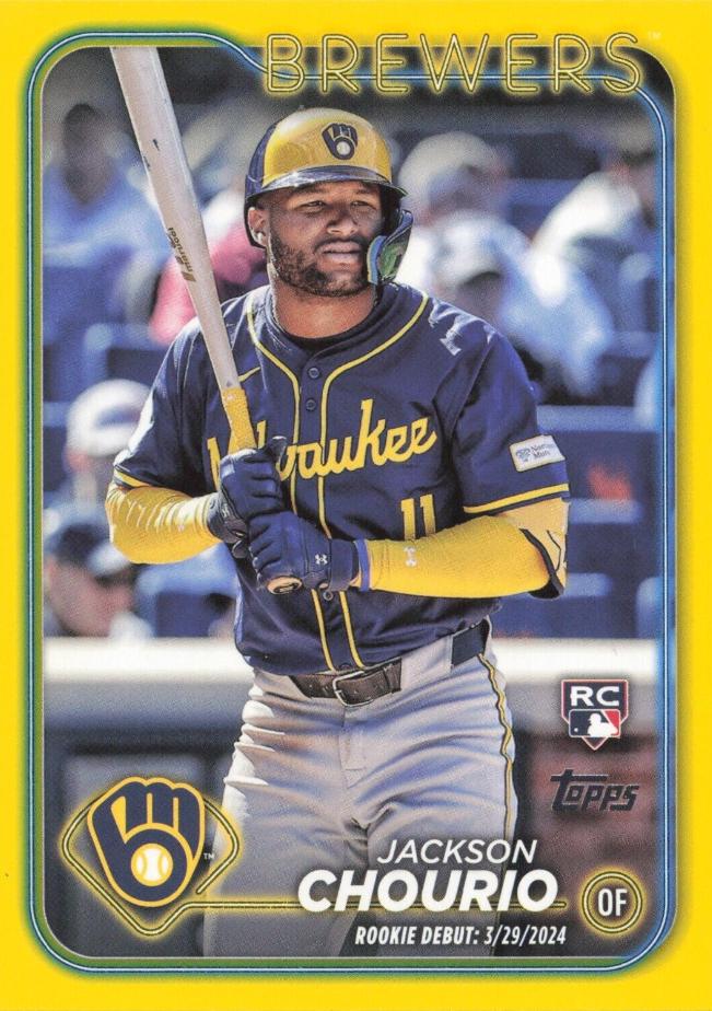 Jackson Chourio [Yellow] #US155