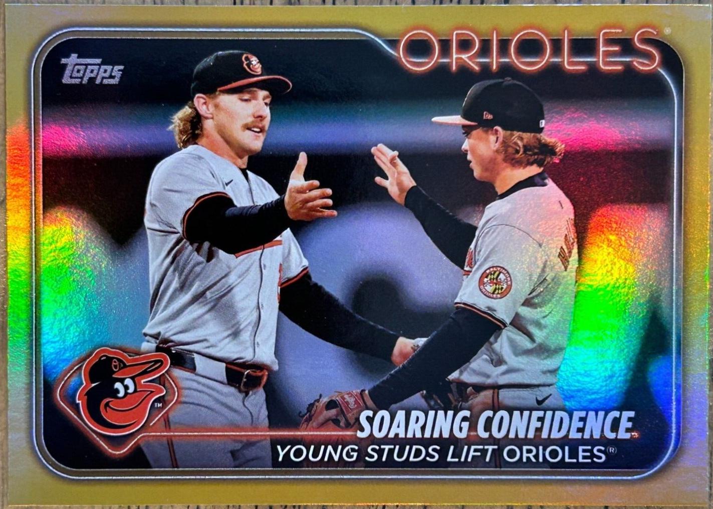Jackson Holliday & Gunnar Henderson [Gold Rainbow Foil] #US285
