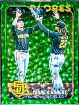 Jackson Merrill & Fernando Tatis Jr. [Green Crackle Foilboard] #US48