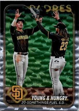 Jackson Merrill & Fernando Tatis Jr. [Silver Crackle Foilboard] #US48