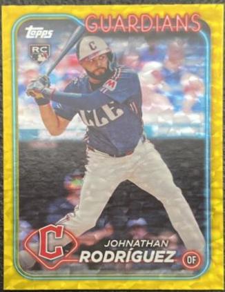 Johnathan Rodriguez [Yellow Crackle Foilboard] #US283