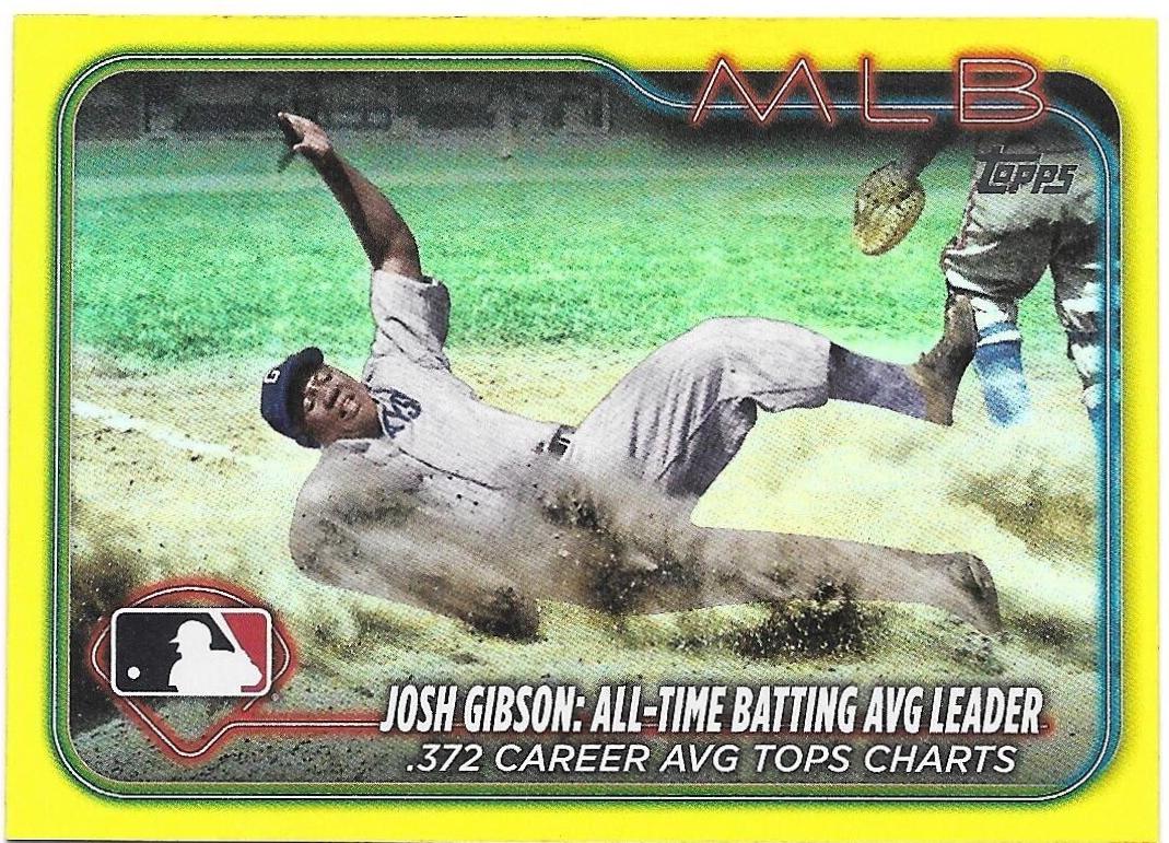 Josh Gibson [Yellow Rainbow Foil] #US191