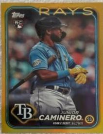 Junior Caminero [Gold Rainbow Foil] #US223