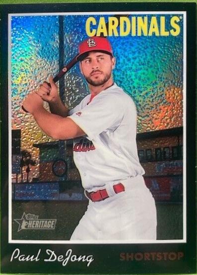 Paul DeJong [Chrome Black Refractor] #THC-414