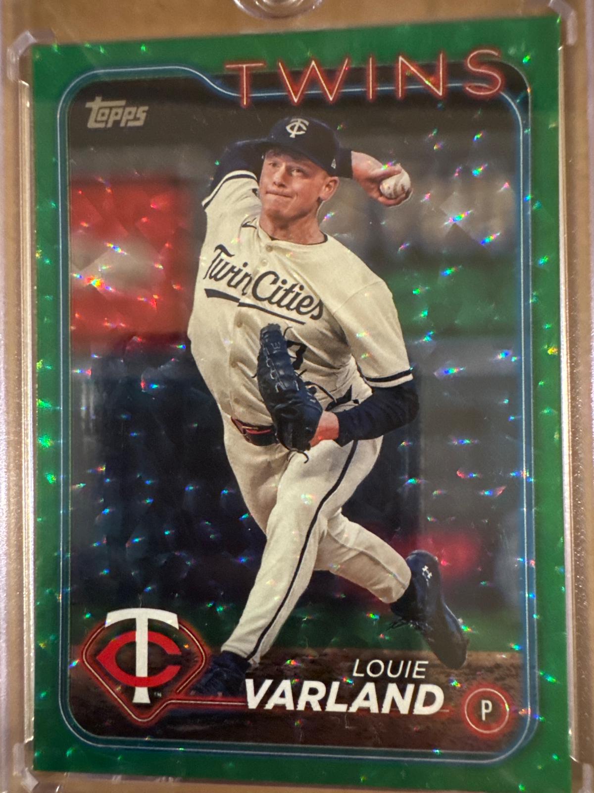 Louie Varland [Green Crackle Foilboard] #US345