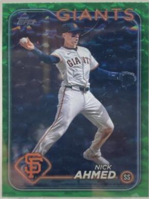 Nick Ahmed [Green Crackle Foilboard] #US98