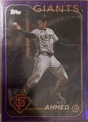 Nick Ahmed [Purple Foilboard] #US98