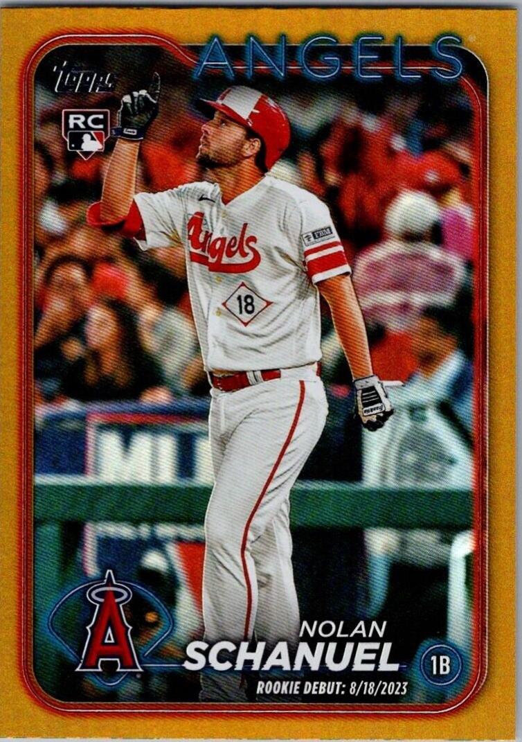 Nolan Schanuel [Gold Rainbow Foil] #US193