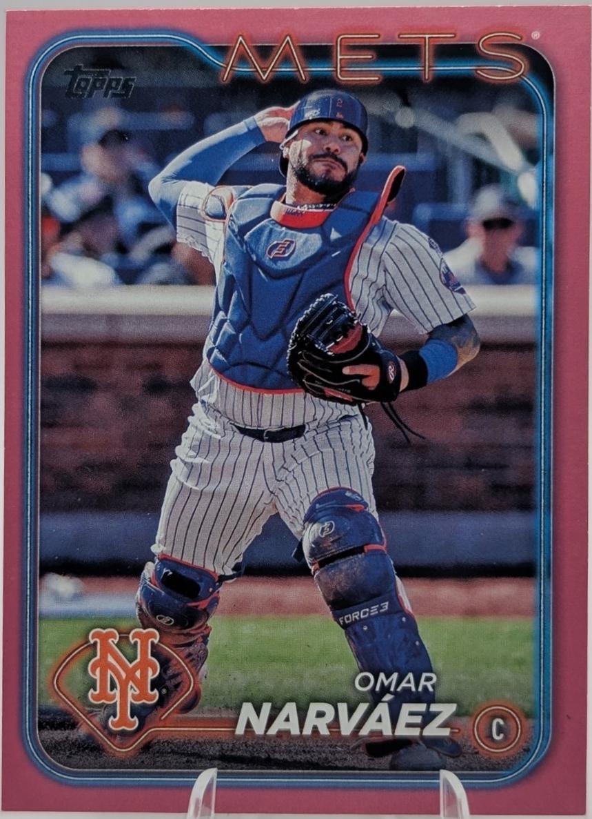 Omar Narvaez [Mother's Day Hot Pink] #US173