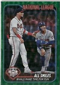 Orlando Arcia & Francisco Lindor [Green Crackle Foilboard] #US154