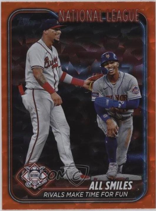 Orlando Arcia & Francisco Lindor [Orange Crackle Foilboard] #US154