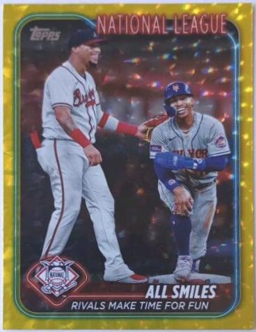 Orlando Arcia & Francisco Lindor [Yellow Crackle Foilboard] #US154