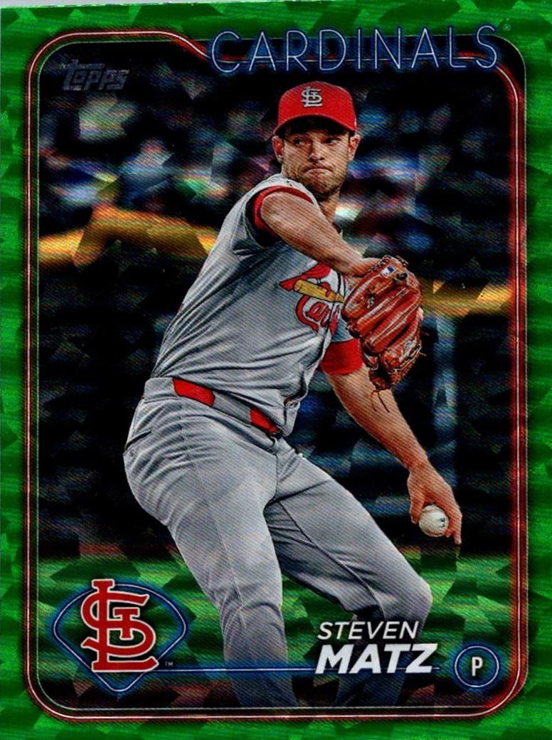 Steven Matz [Green Crackle Foilboard] #US329