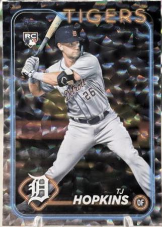 TJ Hopkins [Silver Crackle Foilboard] #US311