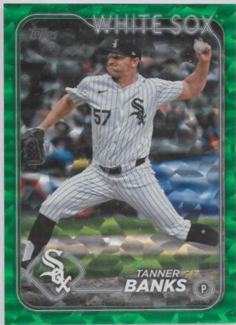 Tanner Banks [Green Crackle Foilboard] #US129