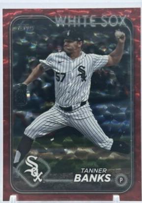 Tanner Banks [Red Crackle Foilboard] #US129