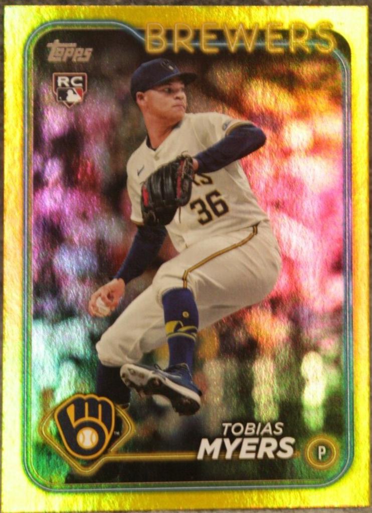 Tobias Myers [Yellow Rainbow Foil] #US299