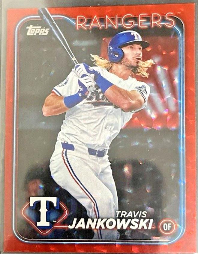 Travis Jankowski [Red Crackle Foilboard] #US190