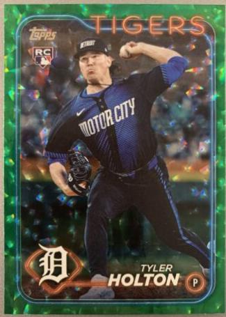 Tyler Holton [Green Crackle Foilboard] #US33