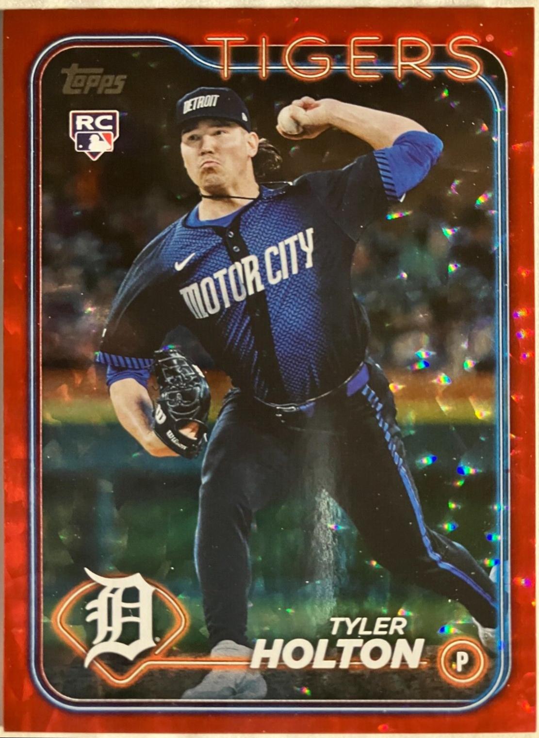 Tyler Holton [Red Crackle Foilboard] #US33